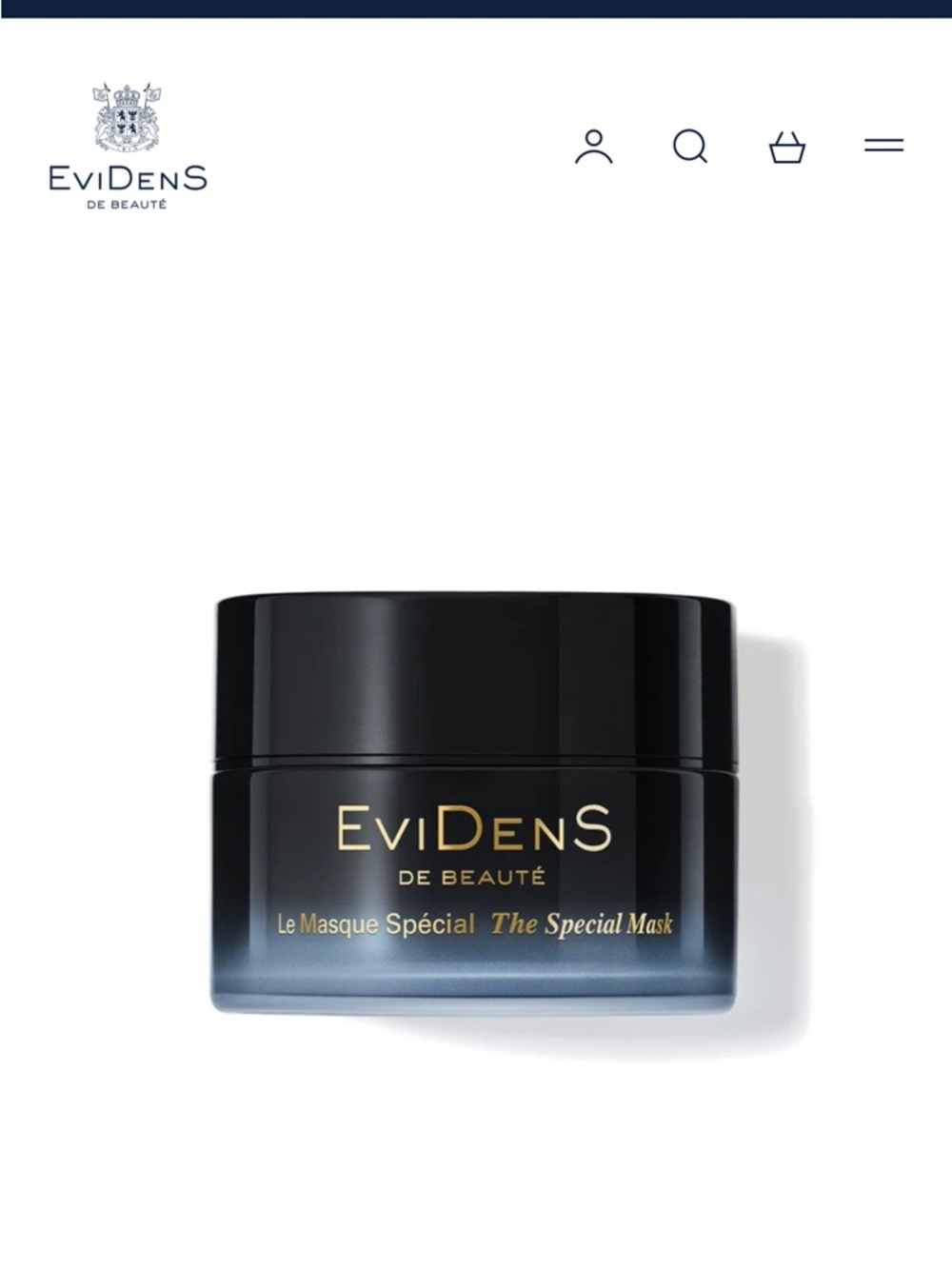 EviDenS Le Masque Spécial The Special Facial Mask — Brand New $130 value